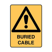 Brady Warning Sign - Buried Cable - AIMS Industrial Supplies