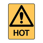 Brady Warning Sign - Hot - AIMS Industrial Supplies