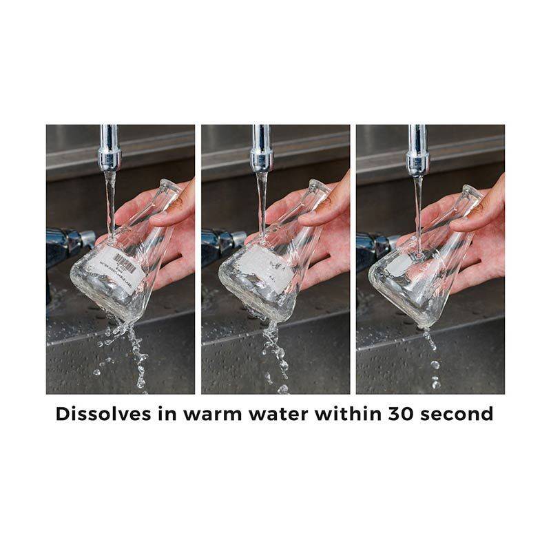 Brady Water Dissolvable Paper Label2