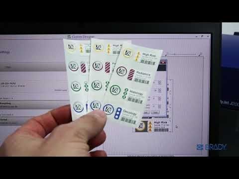 BradyJet J2000 Colour Label Printer with Lab Software Suite11