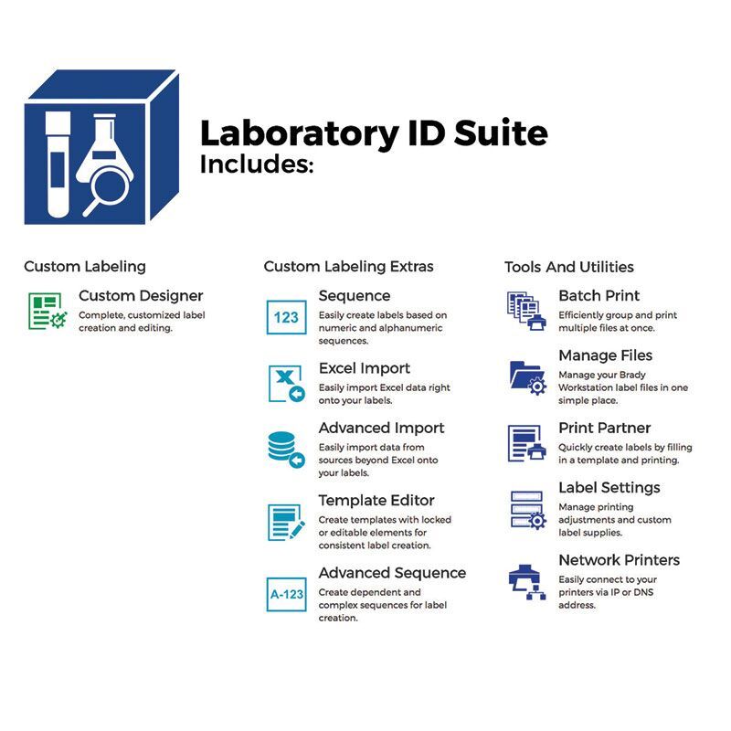 BradyJet J2000 Colour Label Printer with Lab Software Suite3
