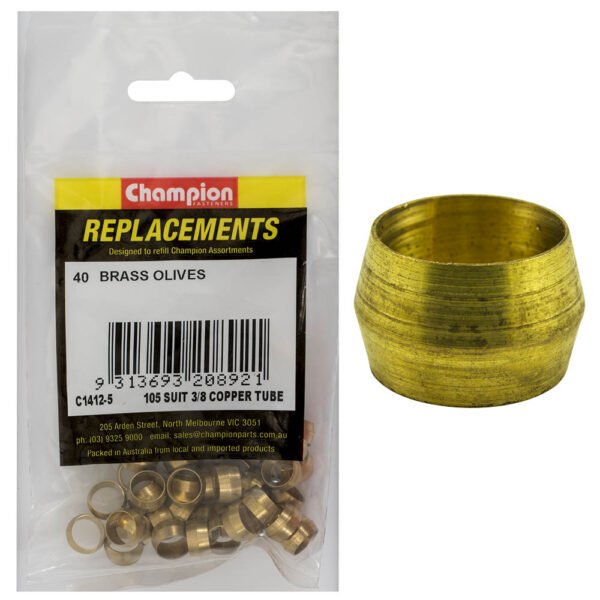 Brass Olive Assortment Refill Suit to Copper Tube - AIMS Industrial Supplies