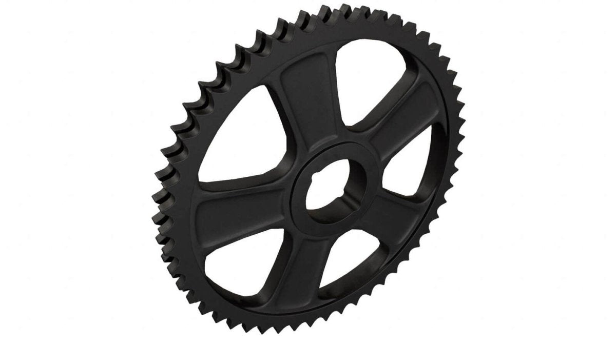 British (BS) Pilot Bore Sprocket - Duplex Strand - Cast Iron - AIMS Industrial Supplies