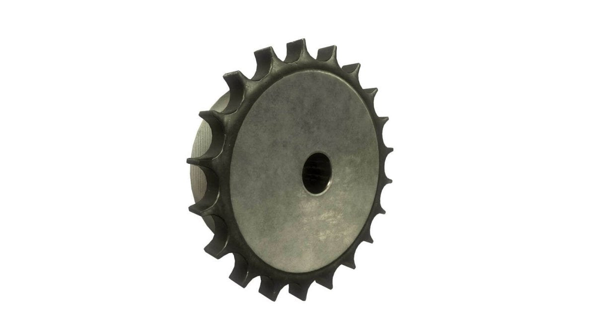 British (BS) Pilot Bore Sprocket - Simplex Strand - Steel - AIMS Industrial Supplies