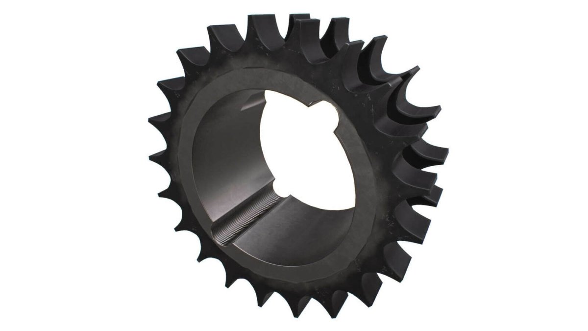 British (BS) Taper Lock Sprocket - Duplex Strand - Steel - AIMS Industrial Supplies