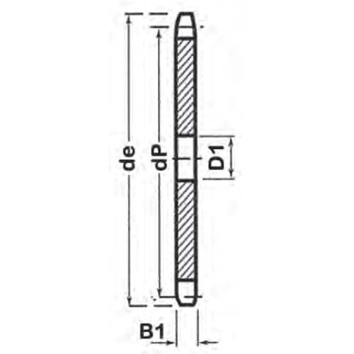 BS Pitch Simplex Plate Wheel Sprocket - AIMS Industrial Supplies