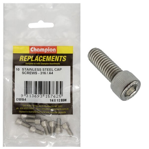 BSW Socket Head Cap Screw (316) Assortment Refill - AIMS Industrial Supplies