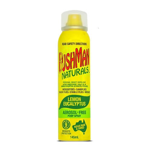 Bushman Naturals Personal Insect Repellent Lemon Eucalyptus Pump Spray 145ml - AIMS Industrial Supplies