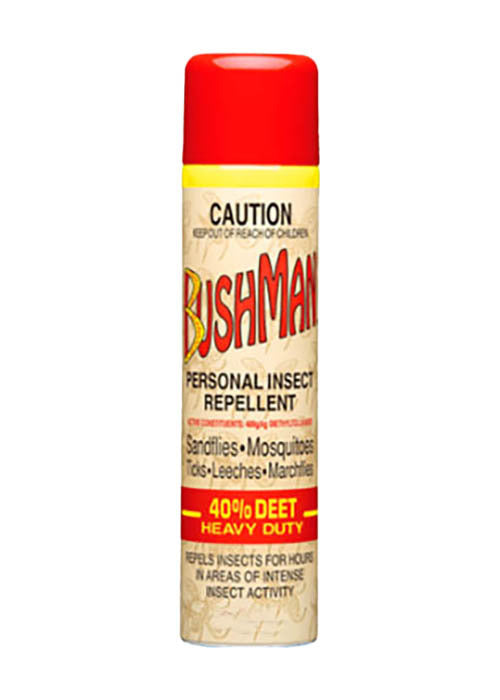 Bushman Personal Insect Repellent Aerosol 40% Deet Heavy Duty 225g