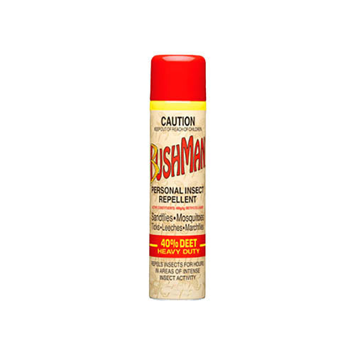 Bushman Personal Insect Repellent Aerosol 40% Deet Heavy Duty 60g