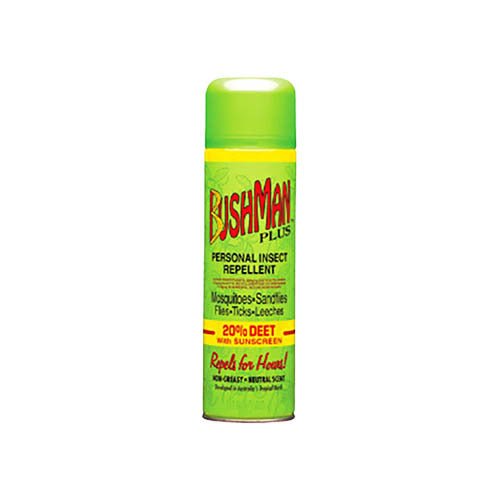 Bushman Plus Personal Insect Repellent Aerosol 20% Deet - AIMS Industrial Supplies