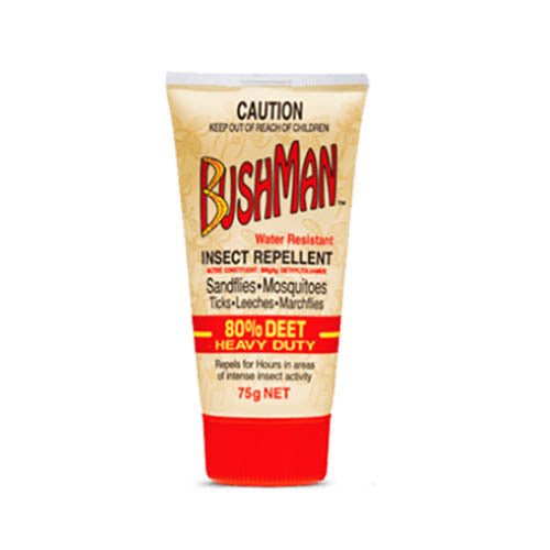 Bushman Water Resistance Insect Repellent 80% Deet Heavy Duty 75g1