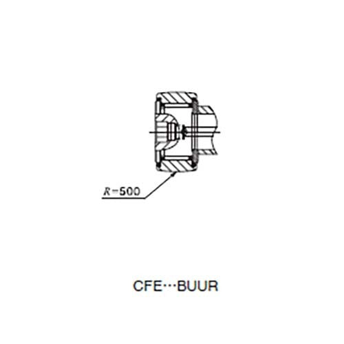 Cam Follower Eccentric Collar Crowned Outer Ring (CFE) - AIMS Industrial Supplies