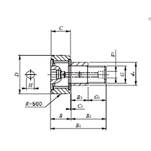 Cam Follower Eccentric Collar Full Complement Crowned2
