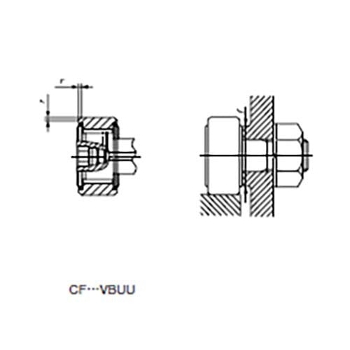 Cam Follower Full Complement 2RS Cylindrical Outer Ring3