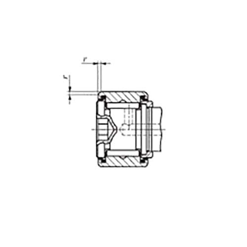 Cam Follower Full Complement Cylindrical Outer Ring - CRH - AIMS Industrial Supplies