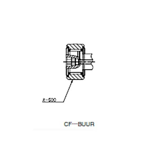 Cam Follower Hex 2RS Crowned Outer Ring (CF) - AIMS Industrial Supplies
