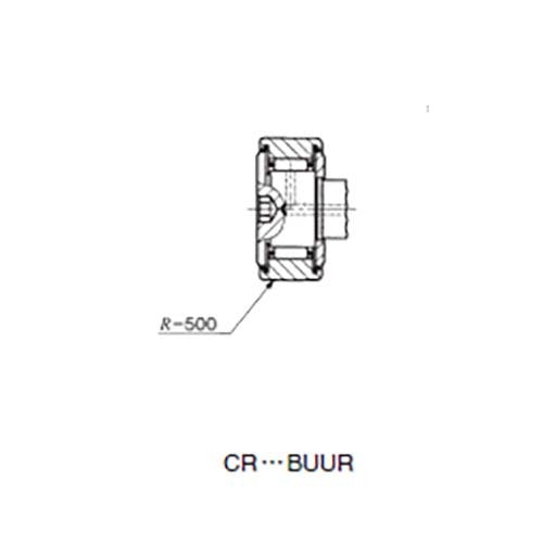 Cam Follower Hex 2RS Crowned Outer Ring - CR8 - 1BUUR - AIMS Industrial Supplies