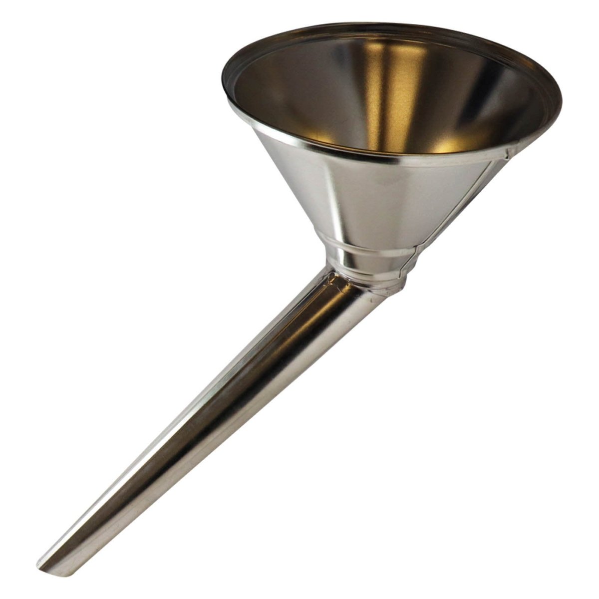 Cesco 174mm Fuel Filter Funnel, Metal, Offset Spout - AIMS Industrial Supplies