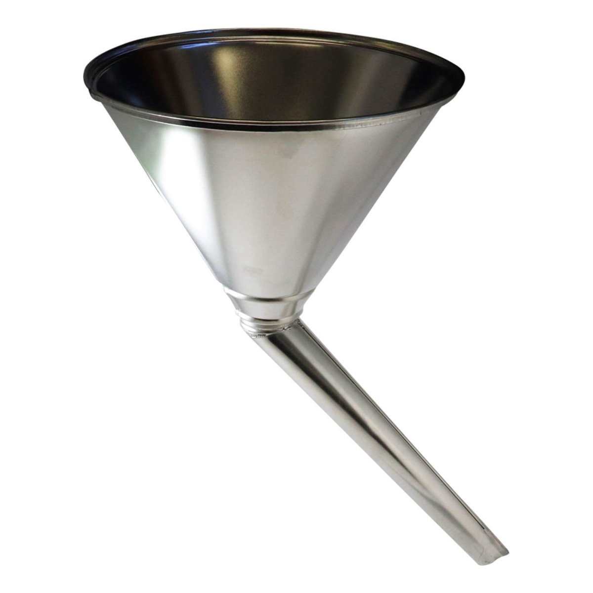 Cesco 254mm Fuel Filter Funnel, Metal, Offset Spout - AIMS Industrial Supplies