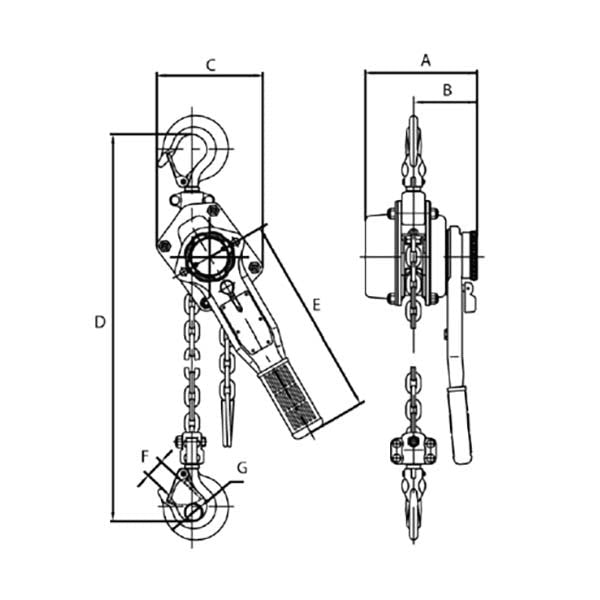 Challenger Lever Block Gen II - AIMS Industrial Supplies
