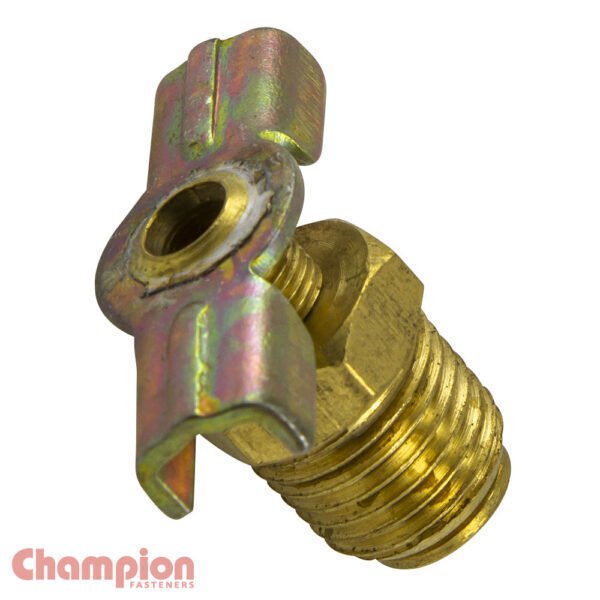 Champion 3002-C Brass Drain Cock 1/4" - AIMS Industrial Supplies