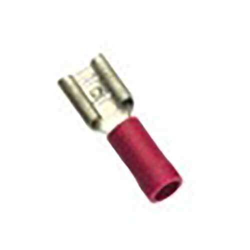 Champion 309M Male Blade Crimp Terminal Red 6.3mm - 100/Pack1