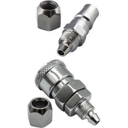 Champion Air Hose Repair Fitting Suits 3/8"-10mm Hose Steel (Nitto) - Pack of 3 - AIMS Industrial Supplies