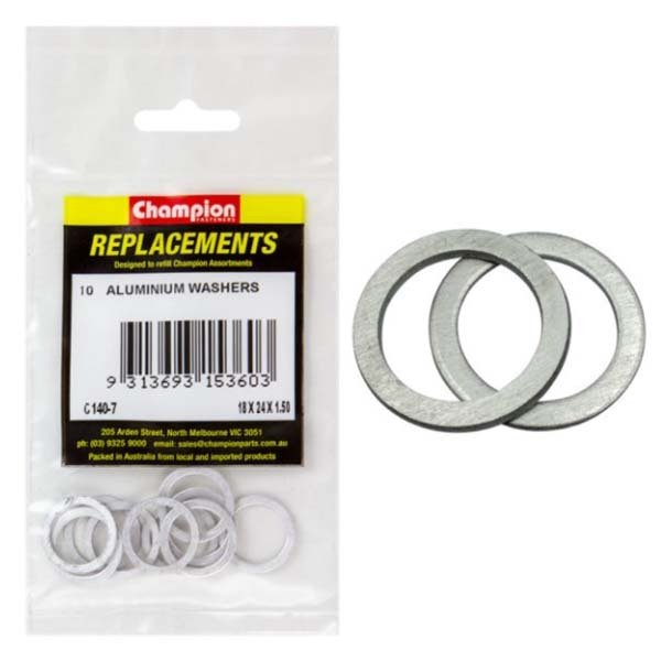 Champion Aluminium Flat Washer - AIMS Industrial Supplies