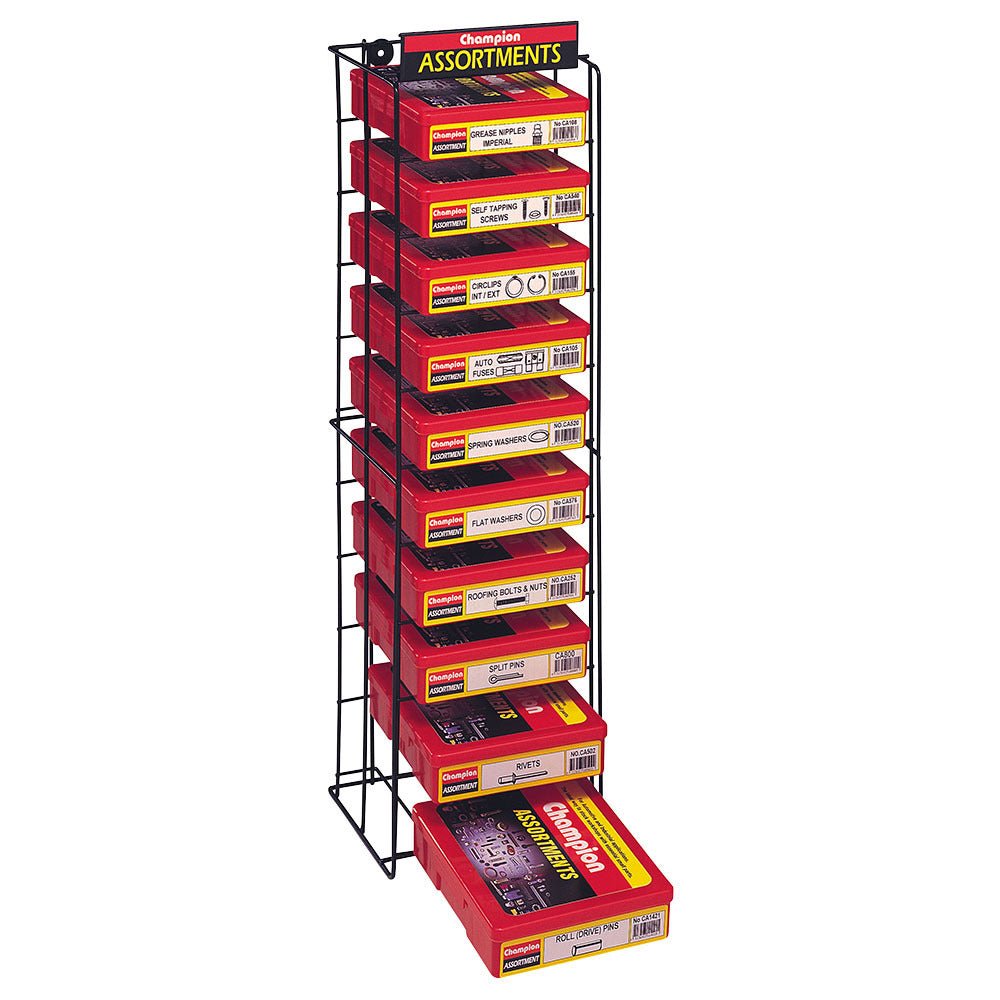 Champion Assortment Kit Display Stand ( 10 Tier ) - CDS03 - AIMS Industrial Supplies