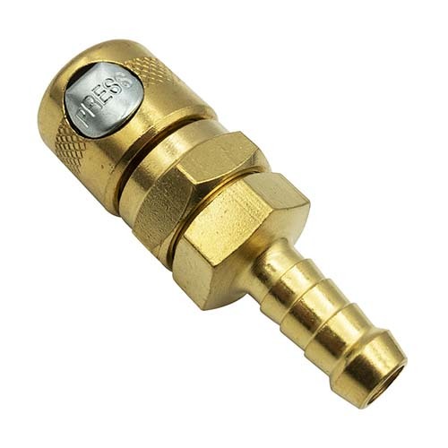 Champion B310T Airline 3/8" Hose Barb Coupling Brass (Jamec) - Box of 3
