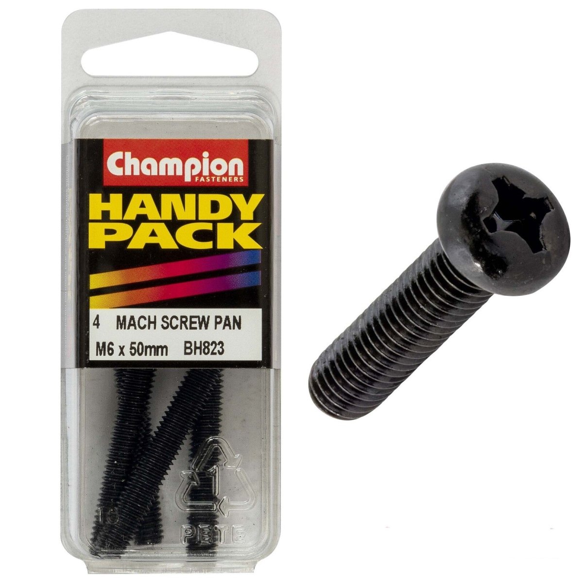 Champion Black Machine Screw - Zinc Plated (BH) - AIMS Industrial Supplies