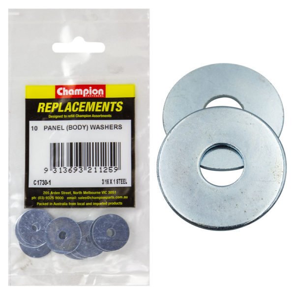 Champion Body (Panel) Washer Zinc Plated - AIMS Industrial Supplies