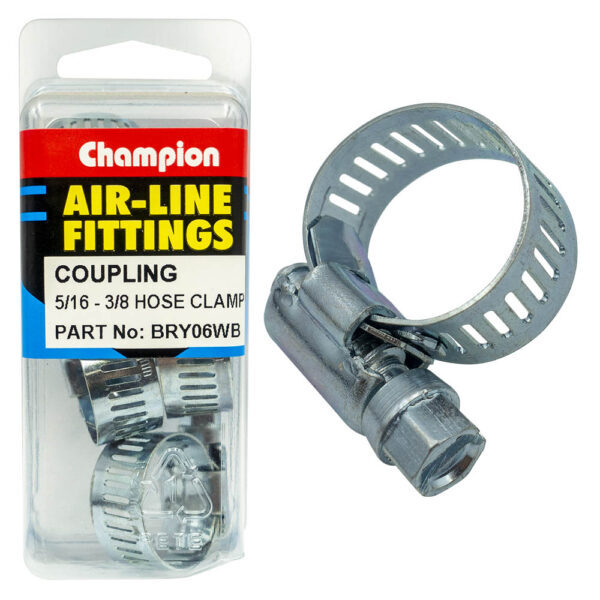 Champion BRY06WB Airline Hose Clamp 10 - 12mm - 4/Pack1