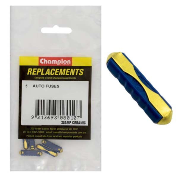 Champion C105-6 Ceramic Fuse 16 Amp - 5/Pack