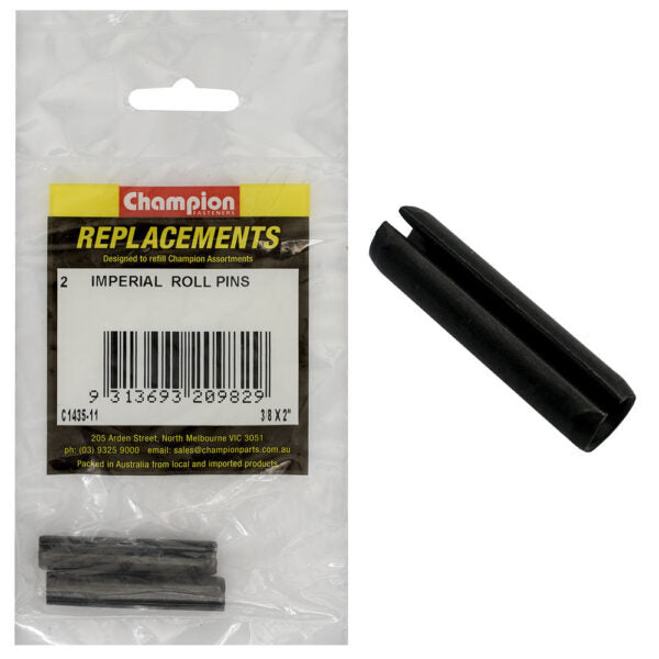 Champion C1435-11 Imperial Roll Pin 3/8 x 2" - 2/Pack