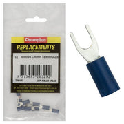 Champion C161-13 Crimp Terminal Spade Blue 22Y-4 - 10/Pack - AIMS Industrial Supplies