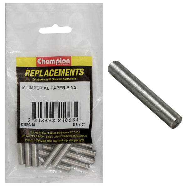 Champion C1690-14 #5 X 2" Taper Pin - 10/Pack