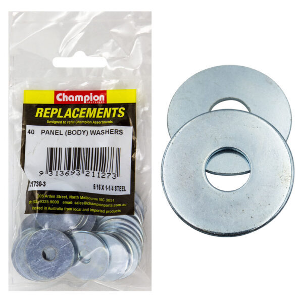 Champion C1730-3 Body (Panel) Washer 5/16 x 1-1/4" Zinc Plated- 40/Pack
