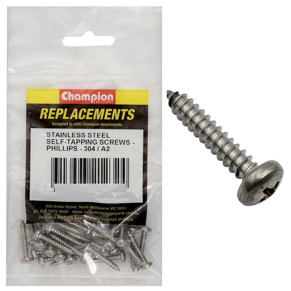 Champion C1810-9 Self Tapping Pan Head Screw 4.2 x 19mm - 30/Pack