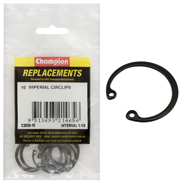 Champion C2030-10 Internal Circlip Imperial 1-1/8" -  10/Pack
