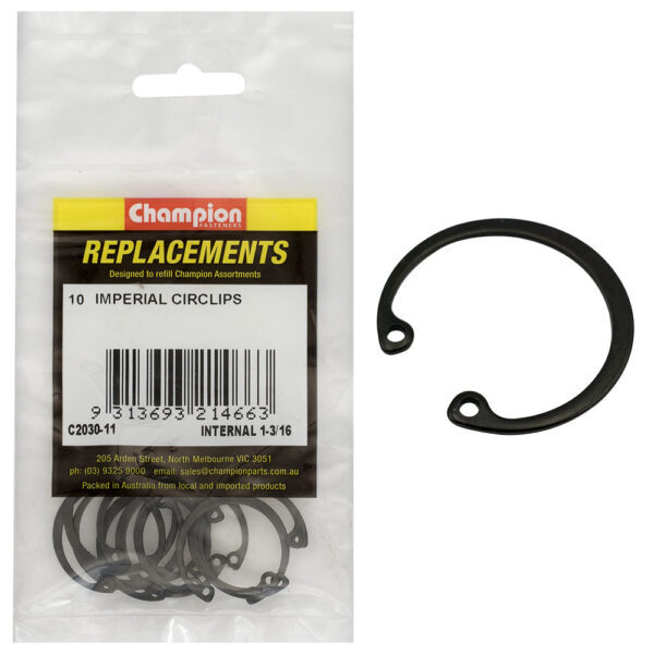 Champion C2030-11 Internal Circlip Imperial 1-3/16" -  10/Pack