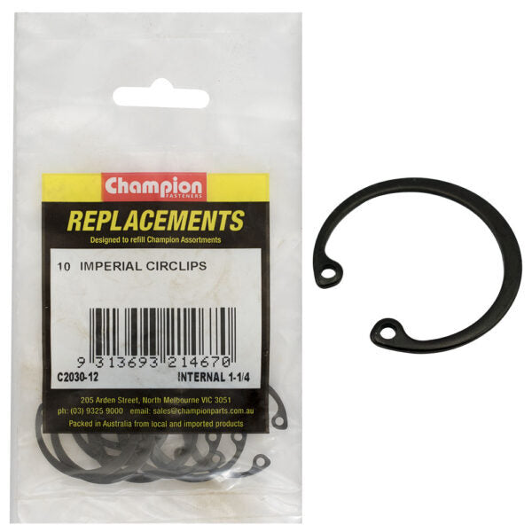 Champion C2030-12 Internal Circlip Imperial 1-1/4" -  10/Pack
