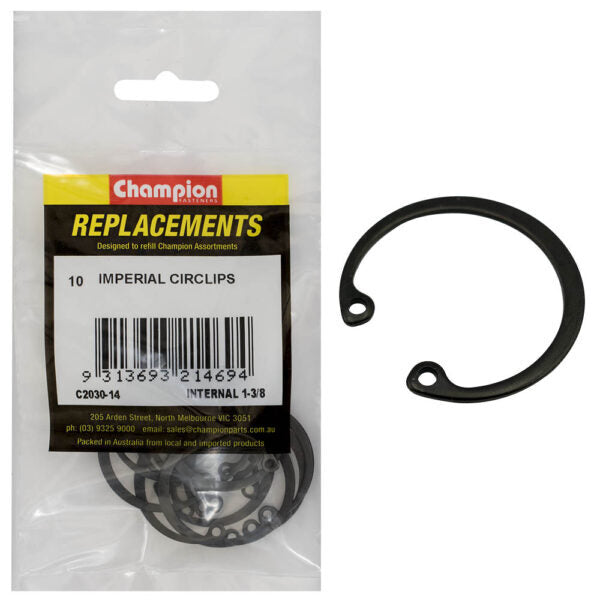 Champion C2030-14 Internal Circlip Imperial 1-3/8" -  10/Pack