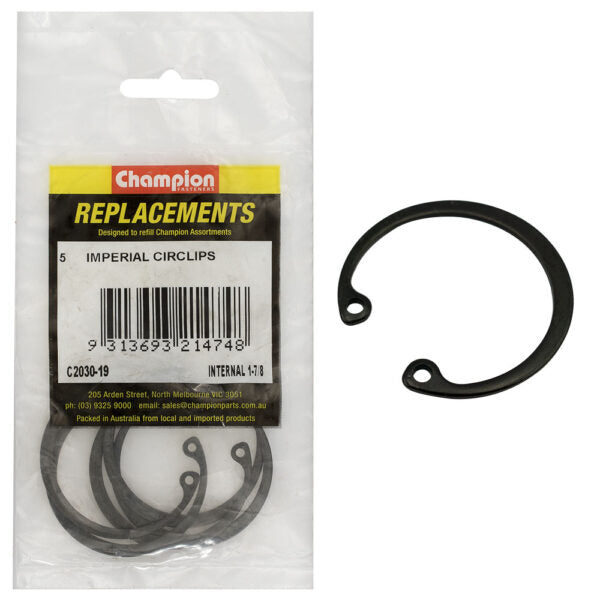 Champion C2030-19 Internal Circlip Imperial 1-7/8" -  5/Pack