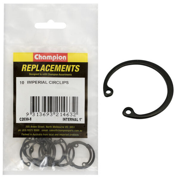 Champion C2030-8 Internal Circlip Imperial 1" -  10/Pack