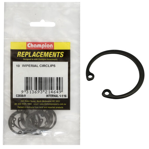 Champion C2030-9 Internal Circlip Imperial 1-1/16" -  10/Pack