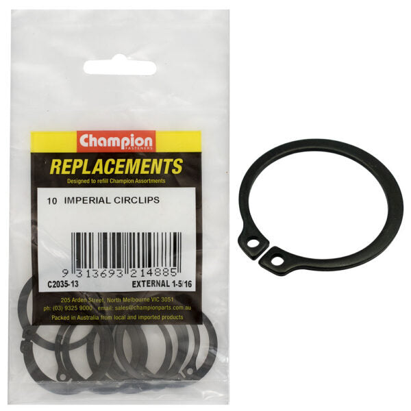 Champion C2035-13 External Circlip Imperial 1-5/16" -  10/Pack