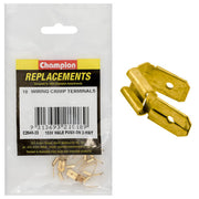 Champion C2040-23 Crimp Terminal-Male-Push On 2 Way Connector 153V - 10/Pack1