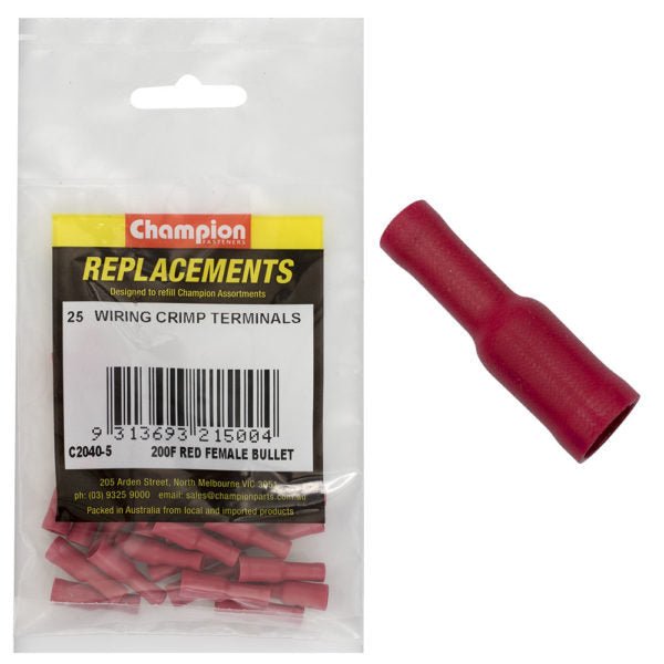 Champion C2040 Crimp Terminal Bullet Female - AIMS Industrial Supplies